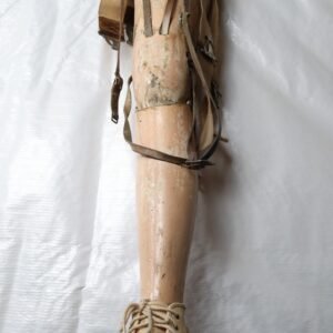 Antique Prosthetic Leg   Military Collectors Item, Ex-Parachuters