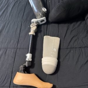 Left Ossur Above Knee Prosthetic Leg with liner Excellent condition