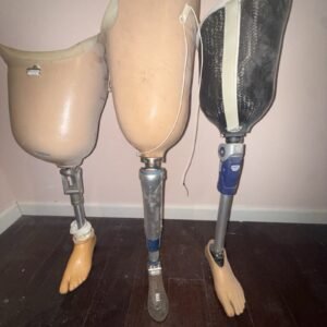 Lot of 3 Above Knee Prosthetic Legs – Ottobock C-Leg, 3R80, Mauch SNS