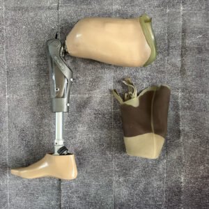 2012 Otto Block C Leg Micorprocessor Gray Prosthetic Knee & Right Foot Sz 29