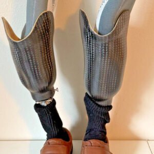 Prosthetic Leg and Gel Liner Right and Left Shoe Size 8.5 CPI 25